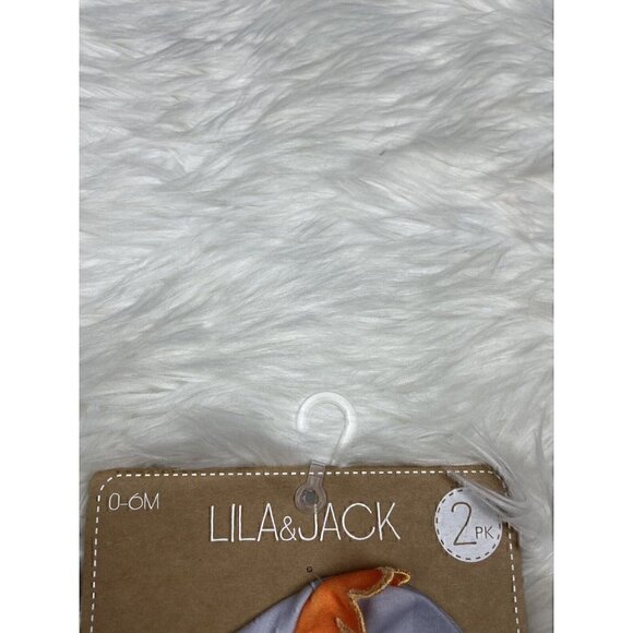 NEW Lila And Jack My First Thanksgiving Hat Sock Set Size 0-6 Months - Picture 2 of 6